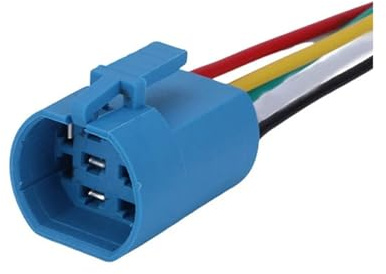 22mm Wire Connector Wiring Pigtail Socket Plug Adapter for 22mm 7/8 Push Button Switch IDGTTLDF(Bi-Color Indicator)
