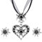 YueJieSelected trachtenschmuck damen (Schwarz)