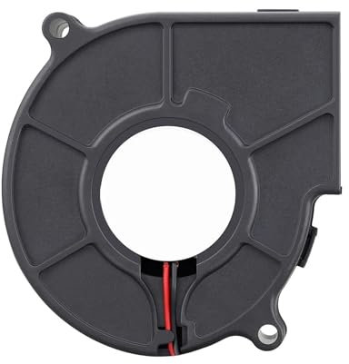 2pcs ventilateur de ventilateur CC 75x75x30mm 5V 12V 24V 7cm 7530 Éventail de refroidissement du flux d'air radial centrifuge(2P 24V SLEEVE 2PIN_NO RGB)