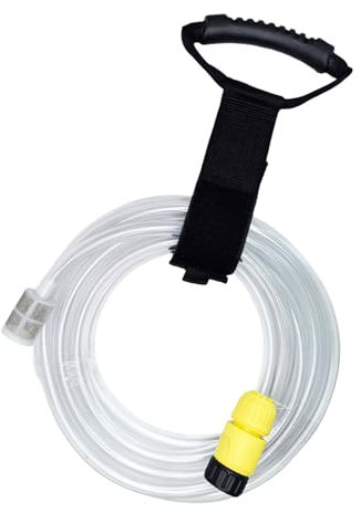 Tuyau d'aspiration flexible pour nettoyeur haute pression - 5 m - Tuyau de rechange pour nettoyeur haute pression électrique