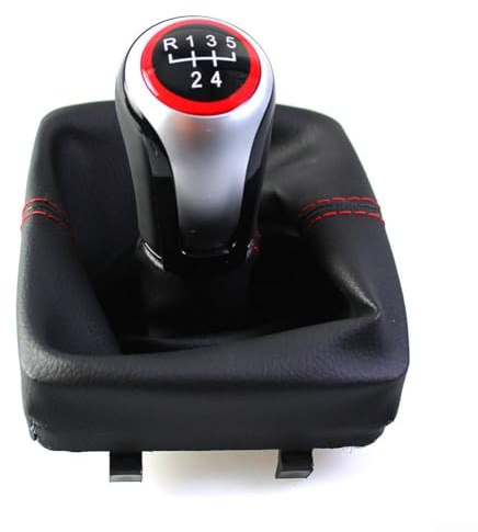SPORTARC Manuelle Schaltknauf-Montage für Polo für 9N für 9N2 2002 2009, ergonomisch geformt für ein verbessertes Fahrerlebnis