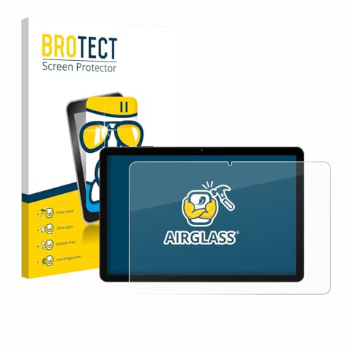 BROTECT Schutzglas für Doogee Tab G5 | Transparenter Displayschutz Made in Germany Schutzfolie Panzer Folie Glas 9H Anti-Fingerprint Einfache Montage Clear