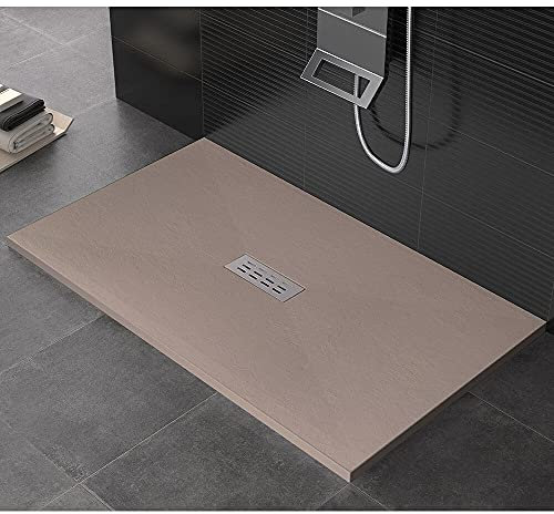 maier Receveur de douche en pierre Eden sable différentes mesures 80x170 cm