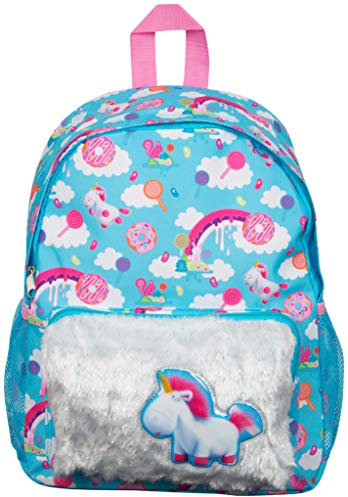 Sambro Ich - Einfach unverbesserlich flauschiger Einhorn-Rucksack, perfekte Schultasche, mehrfarbig