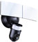 Outdoor Floodlight Camera, ENER-J 1080P HD WiFi CCTV Security Camera Motion-Activated Security Cam with Two-Way Talk, Siren Alarm, IP65 Waterproof, Night Vision, Cloud Service (Black)