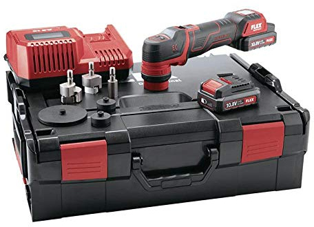 PXE 80 10.8-EC/2.5 Spot Polisher & Accessories 10.8V 2 x 2.5Ah Li-ion