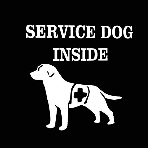 SCSHY Auto-Aufkleber 16Cm * 16Cm Service Hund Im Aufkleber Polizei Sheriff Hund Tier Auto Aufkleber Schwarz/Silber