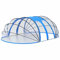 Tidyard Dôme de Piscine Ovale,Couverture de Piscine Pavillon de Piscine Tente de Piscine Jardin,620x410x205cm