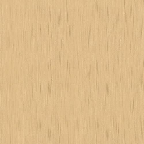 Profhome Textiloptik Tapete 965134-GU Textiltapete gelb 0,53 m x 10,05 m / 5,33 m2