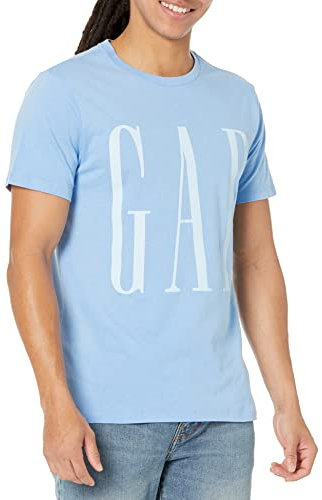 GAP Herren Logo T-Shirt, Blauer Opal, XL