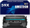 Amstech Mit Chip Kompatibel Toner für HP 59X CF259X 59A CF259A Laserjet Pro MFP M428dw M404dn M404n M428fdw M428fdn M404dw M304n M304dn M404 M428 M304 M304D Drucker 1er-Pack, Schwarz