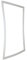 FIGEVIDA Guarnizione per porta frigorifero ORIGINALE Beko parte frigo Dimensioni: 965 x 570mm 4668510200
