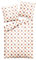 JACK by Dormisette Edel Biber Kuschel Bettwäsche 2 TLG. 135x200cm Punkte Dot Braun Offwhite