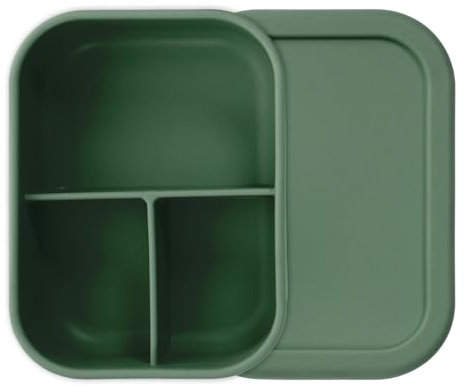 MAGICLULU Geteilte Brotdose Aus Silikon Wärmende Brotdosen Für Erwachsene -lunchbehälter Für Warme Speisen Beheizte Brotdosen Geteiltes Bento Kieselgel Snack Student Lebensmittel