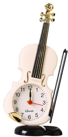 Zerodeko 2St wecker Nachttischuhr Violine Musikinstrument rot