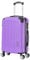 RAYKONG Maleta Cabina ABS 55x40x20cm (40L) - Trolley pequeña Equipaje de Mano - Morada