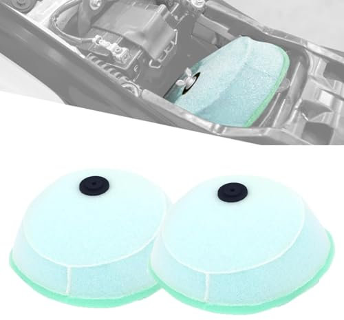 2 Filtri Aria Moto,Filtro Aria di Aspirazione per 125/200/250/300/450/530EXC 200/250/300/400/450/530XC-W 125/250/300TE 150/200/250 XC