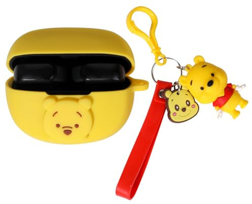 Case for New Bose Ultra Open Earbuds(2024), XMBYGY Silicone Charging Cute Case Shockproof Protective Cover with Cartoon Doll Anti-Lost Lanyard for Man Woman (WIN)