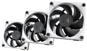 HYTE Thicc FP12 Boitier PC Ventilateur 12 cm Noir, Blanc 3 pièce(s)