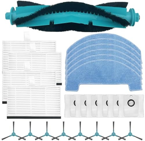 Kit de accesorios de repuesto para aspiradora para Conga 2499 Ultra Home Advanced Robot Aspirador Partes (25 unidades)