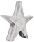EGLO LIVING Deko Stern Baliguian, stehender Weihnachtsstern, Weihnachtsdeko Fensterbank, Tischdeko Weihnachten aus Metall in Nickel-antik, 16 x 15 cm