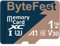 ByteFest 1TB Tarjeta de Memoria microSDXC con Adaptador SD, UHS-I U3 microSD Rápida, V30 Vídeo UHD C10 A1 TF Card para Camara Vigilancia Drone Gaming Console