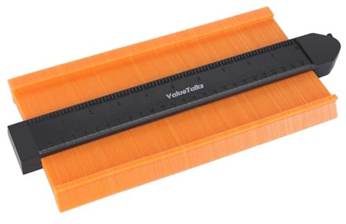 Konturenlehre Konture Duplikator 10 Zoll/25cm Konturenlehre Groß Geschenke für Männer Konturenlehre mit Feststeller Laminat Werkzeug
