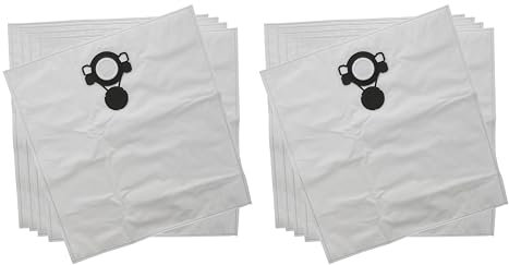 Masterpart Pack Of 10 Vacuum Cleaner Dust Dirt Filter Bags Microfibre Compatible With Nilfisk Alto-Aero VL200