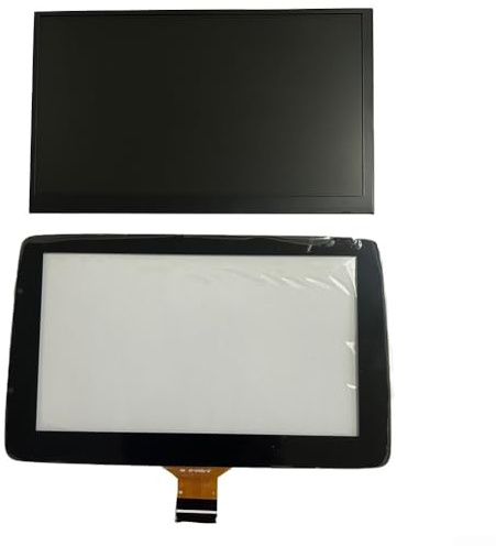 Eawfgtuw TM070RDZ38 7 Zoll LCD Touchscreen Display Monitor für Mazda 3 CX-3 MX-5 2014-2019 Autoradio Navigationssystem Ersatz Upgrade ABS Glas Metall Schwarz