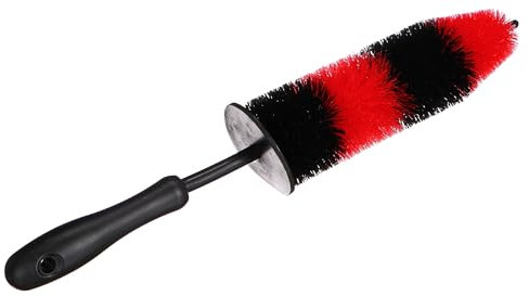 SIXTOL CAR Detailing TIRE Brush S | Felgenbürste Auto | Reinigungsbürste für Reifen | 7 cm Durchmesser | Felgenreiniger | Bremsstaubentferner | Ergonomischer Griff | Kratzfrei | Präzise Reinigung