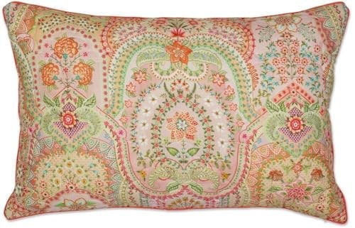 Pip Studio Quilted Dekokissen Jabali Flower Koralle