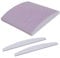 Griwuut 50 lime per unghie 100/180 a mezzaluna professionali, set di lime per unghie naturali, double face, per manicure e styling