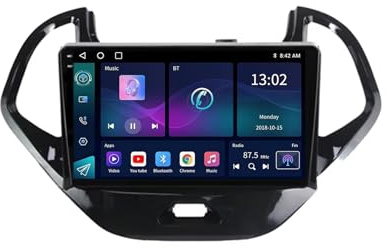 9 Inch Car Stereo Radio for Ford FIGO KA 2015-2020 Android 13 Car Multimedia Player with WIFI FM RDS Radio GPS SWC Rear View Camera Bluetooth DVR Cooling fan(8+256G)