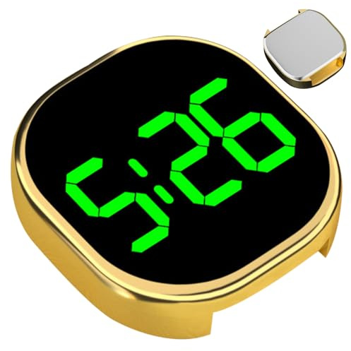 Digitale Uhr Für Auto - Haftende Fahrzeug-Digitaluhr Mit LCD-Zeitanzeige,Klarer LCD-Bildschirm, Kleine Armaturenbrettuhr Als Unisex-Modell