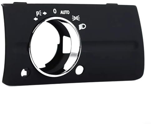 HOHOVYVY Für Mercedes-Benz E-Klasse W211 Scheinwerferschalter Abdeckung Schwarz ABS Kunststoff 2003-2008