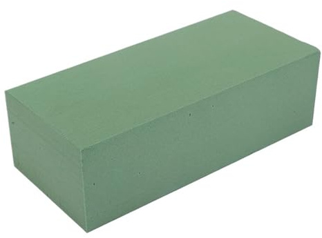 ZIHDKE 6-teiliger Blumenschaum - Dichtes Blumenarrangement Ziegel (22,5 x 10, 7 cm) FüR Frischblumen Trockenblumen(Green)