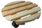 Soucoupe à roulettes en bois d'épicéa - 30 cm