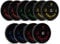 EXTREME FITNESS Olympic Weight Bumpler Plates Set - 2 Inch Weight Plates Set from 5kg to 25kg - Hi Temp Solid Rubber Gym Plates for Home and Commercial Gym Use - 20kg Weight Plate Pair