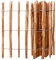 vidaXL Clôture en lattis Bois de noisetier 90 x 500 cm