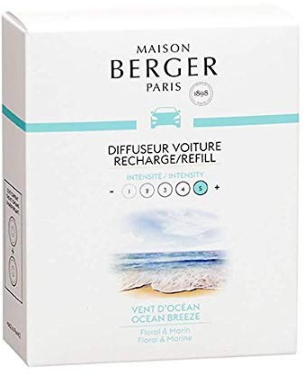 LAMPE BERGER Nachfüller Autodiffusoren-Set Duft Erfrischende Ozeanbrise