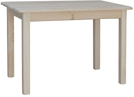 koma Esstisch Küchentisch Speisetisch Kiefer Tisch massiv Restaurant 50 x 70cm Unbehandelt