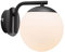 Nordlux Wandlampe Grant Schwarz, Opal Weiss