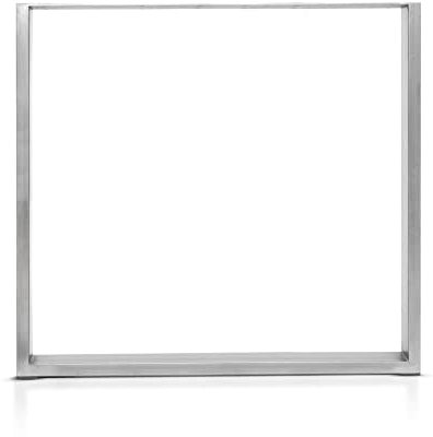 mina concept 1-1 Tischkufen Edelstahl – Tischgestell U-förmig – Außenmaße 70 x 72cm – Profil 80 x 20 mm – Einzeln