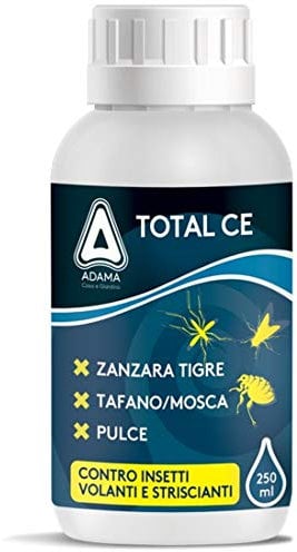 adama Total CE IDENTICO al PERMEX 250 ml INSETTICIDA BLATTE PUNTERUOLO Rosso ZANZARA Tigre TAFANO