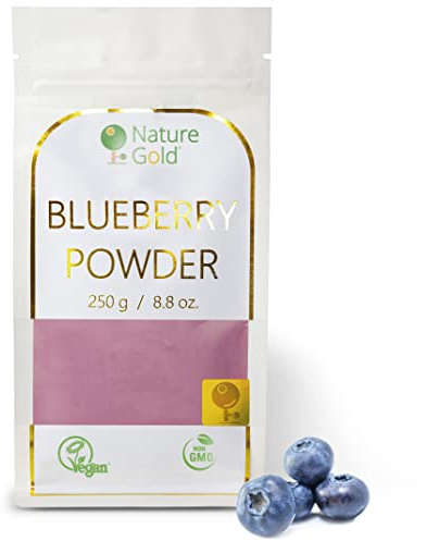 Polvere di MIRTILLO | Estratto di bacchie crude | 250g 8.8oz | 100% Naturale & Senza Zucchero | .la migliore qualità del cibo ~*~