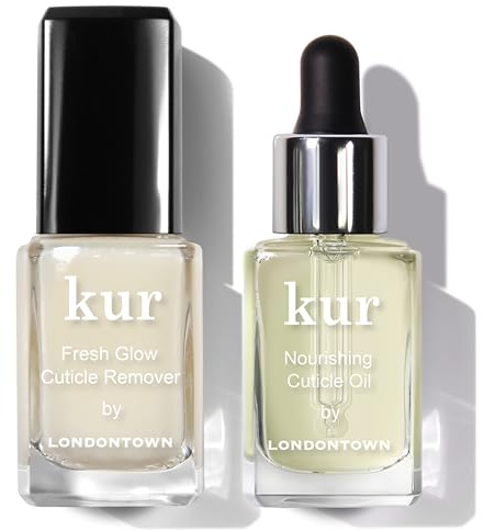 LONDONTOWN kur Cuticle Saver Set, Cuticle Remover + Nourishing Cuticle Oil