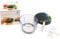 Tradineur - Picadora y batidora manual, trituradora de alimentos, cuchillas de acero inoxidable y cordón, picar verduras, frutas, frutos secos, cocina, repostería, 650 ml
