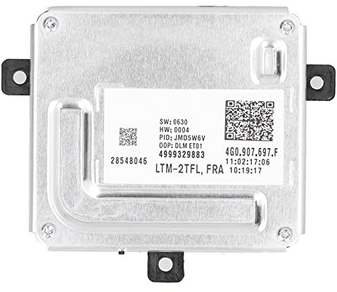 Aramox 4G0907697D 28357987 Ballast de Contrôle DRL, Alliage D'aluminium + Module de Feux de Jour en Plastique Remplacement du Ballast de Contrôle DRL pour A1 Q3 Q5
