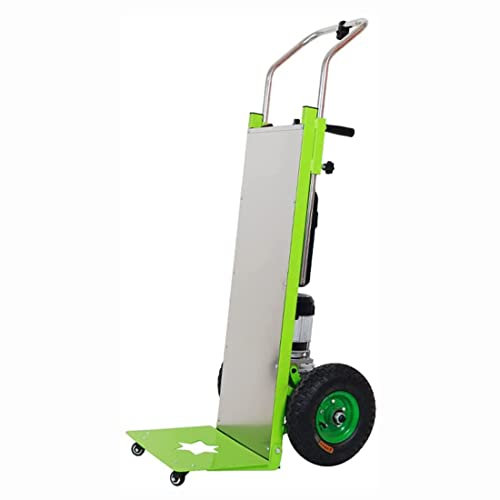 HanPiaoLiang Sackkarre elektrisch 110 kg belastbar - Arbeitssparender Handwagen, 850 W Brushless Motor Abnehmbarer Akku, tragbares elektrisches Treppensteigen Transportkarre
