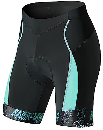 Santic Short Cycliste Femme Rembourré Velo Short Cycliste